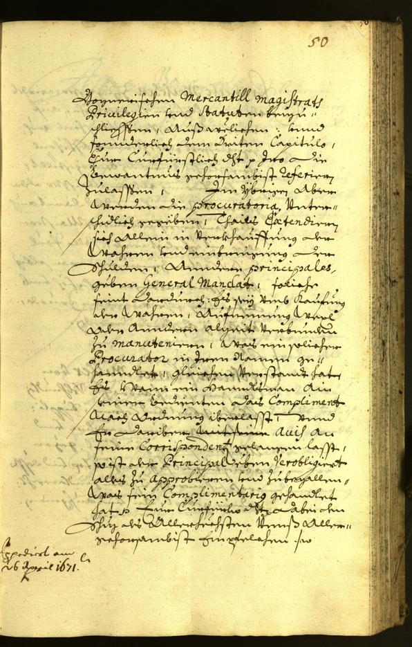 Civic Archives of Bozen-Bolzano - BOhisto Minutes of the council 1671 