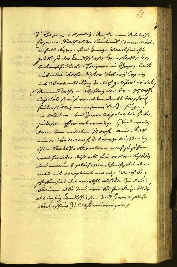 Stadtarchiv Bozen - BOhisto Ratsprotokoll 1671 