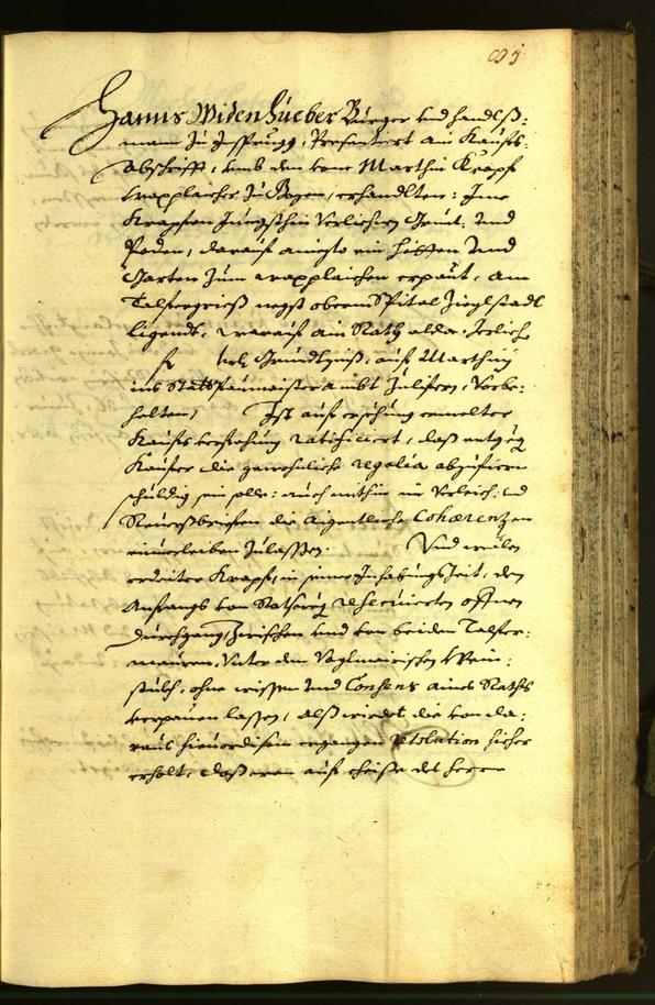 Stadtarchiv Bozen - BOhisto Ratsprotokoll 1671 