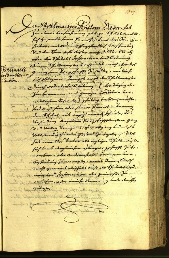 Stadtarchiv Bozen - BOhisto Ratsprotokoll 1671 