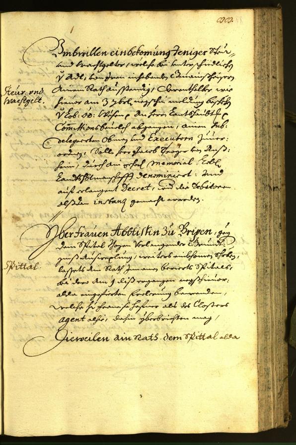 Civic Archives of Bozen-Bolzano - BOhisto Minutes of the council 1671 