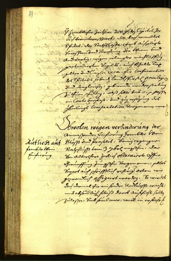 Stadtarchiv Bozen - BOhisto Ratsprotokoll 1671 