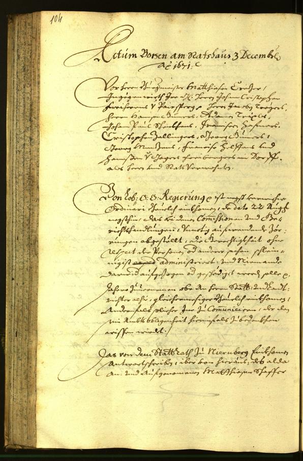 Civic Archives of Bozen-Bolzano - BOhisto Minutes of the council 1671 