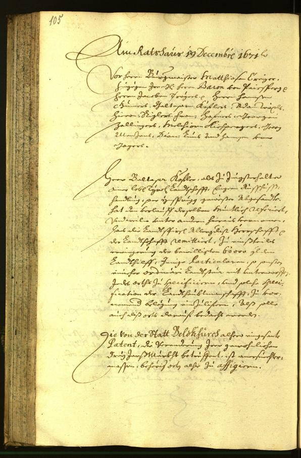 Civic Archives of Bozen-Bolzano - BOhisto Minutes of the council 1671 