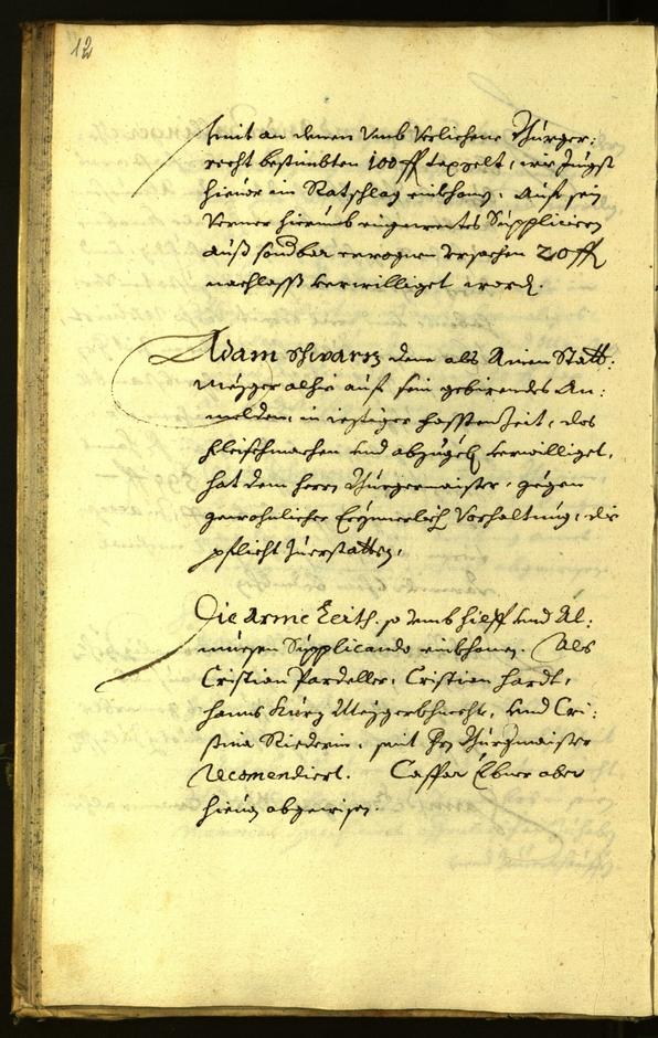 Stadtarchiv Bozen - BOhisto Ratsprotokoll 1671 