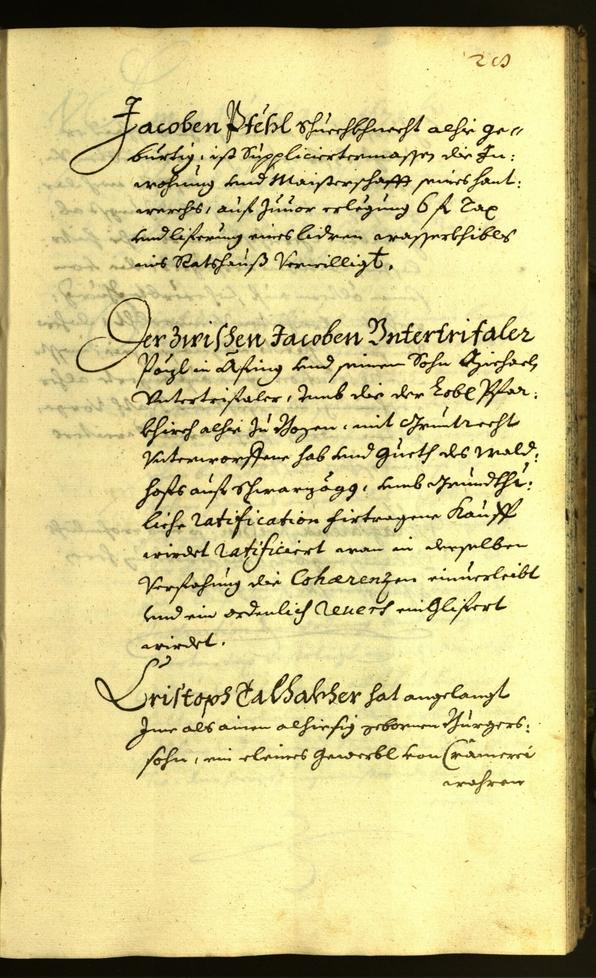 Stadtarchiv Bozen - BOhisto Ratsprotokoll 1671 