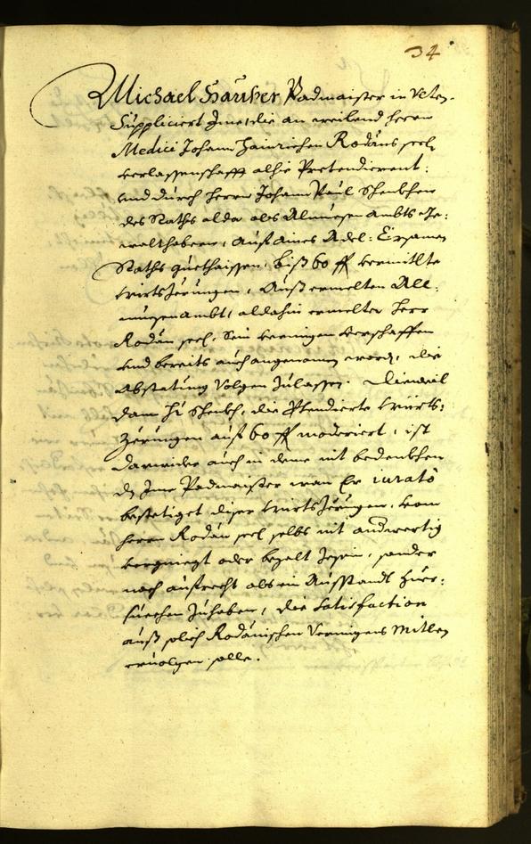 Stadtarchiv Bozen - BOhisto Ratsprotokoll 1671 