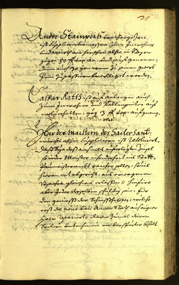 Stadtarchiv Bozen - BOhisto Ratsprotokoll 1671 