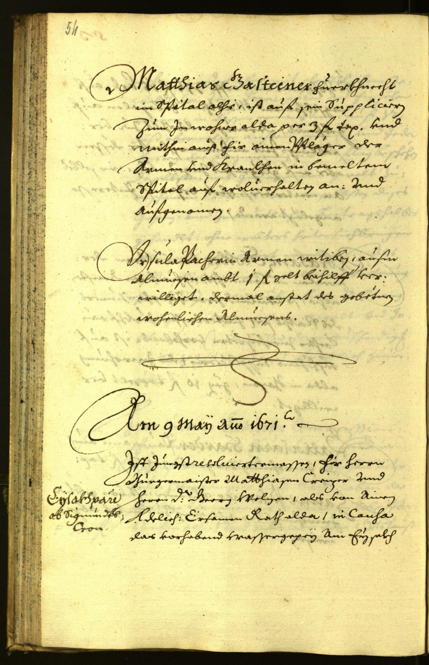 Civic Archives of Bozen-Bolzano - BOhisto Minutes of the council 1671 