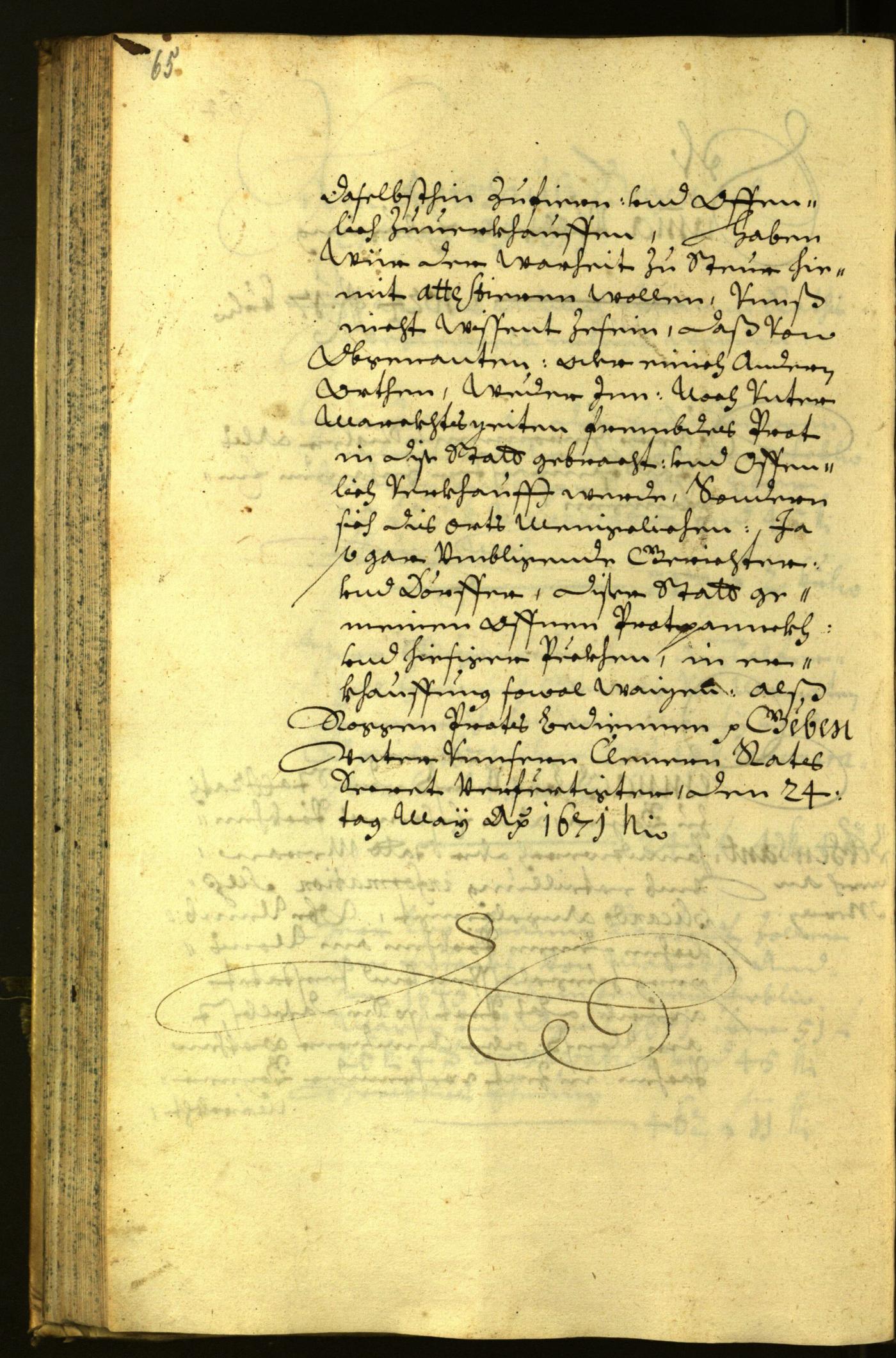 Civic Archives of Bozen-Bolzano - BOhisto Minutes of the council 1671 