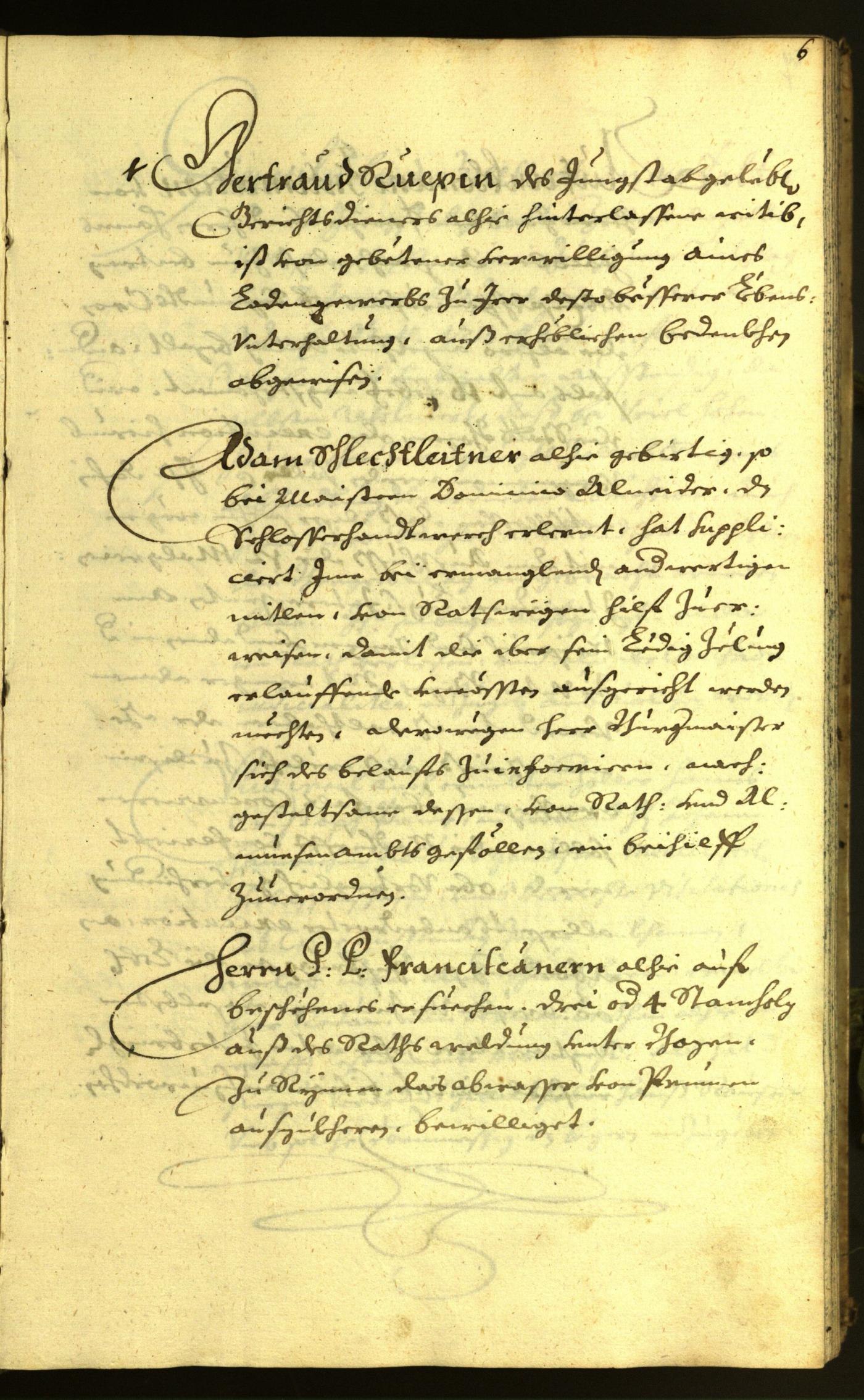 Stadtarchiv Bozen - BOhisto Ratsprotokoll 1671 