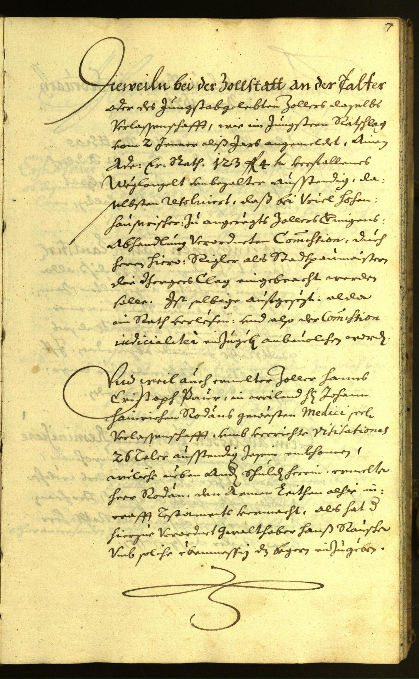 Stadtarchiv Bozen - BOhisto Ratsprotokoll 1671 