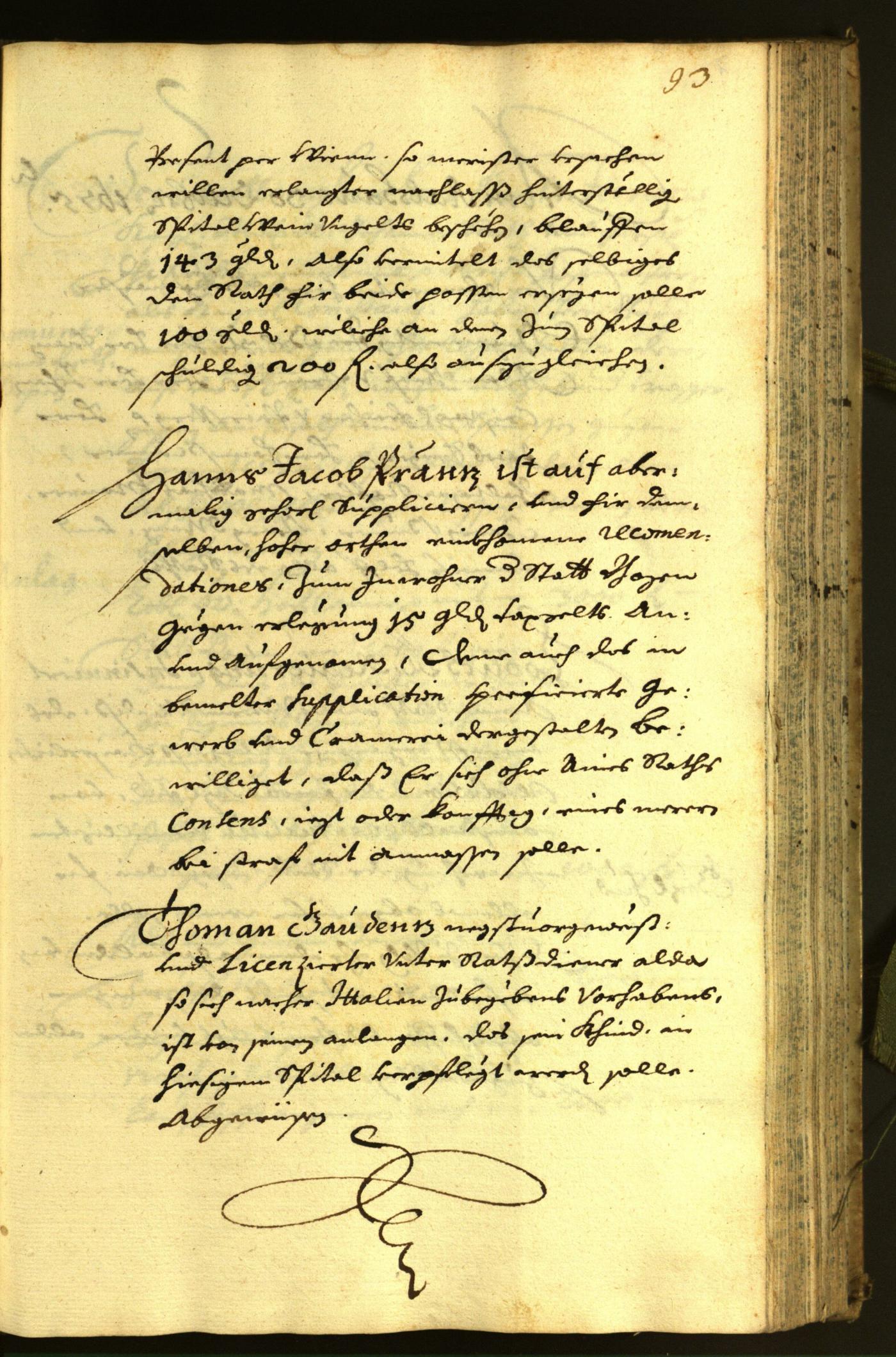 Stadtarchiv Bozen - BOhisto Ratsprotokoll 1671 