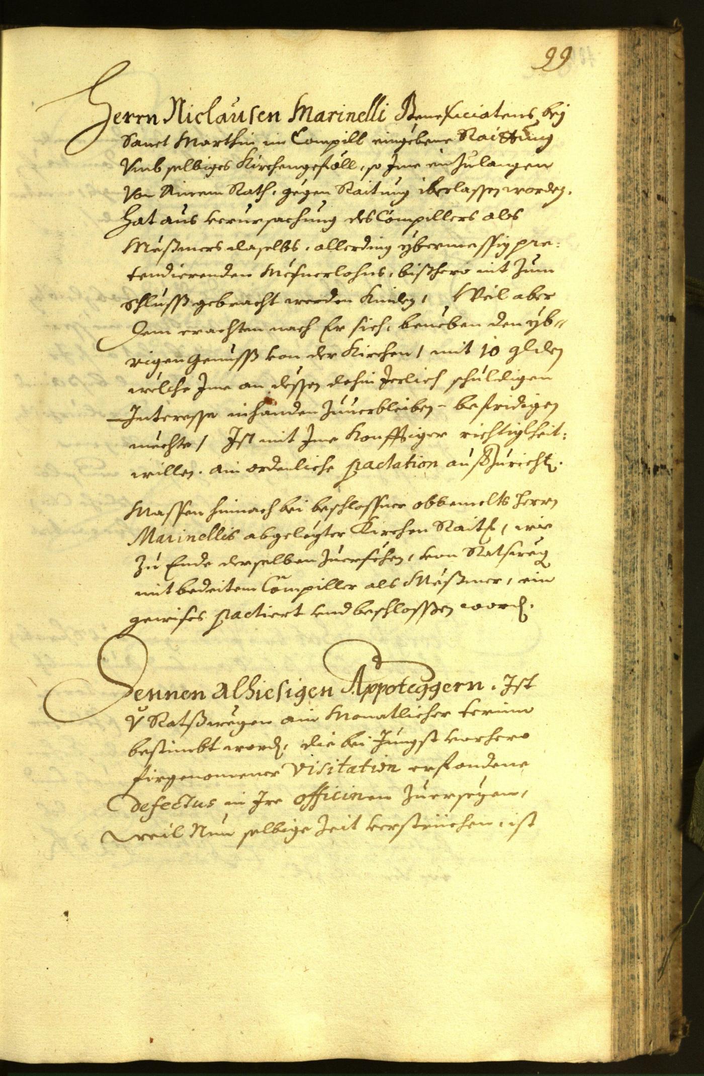 Stadtarchiv Bozen - BOhisto Ratsprotokoll 1671 