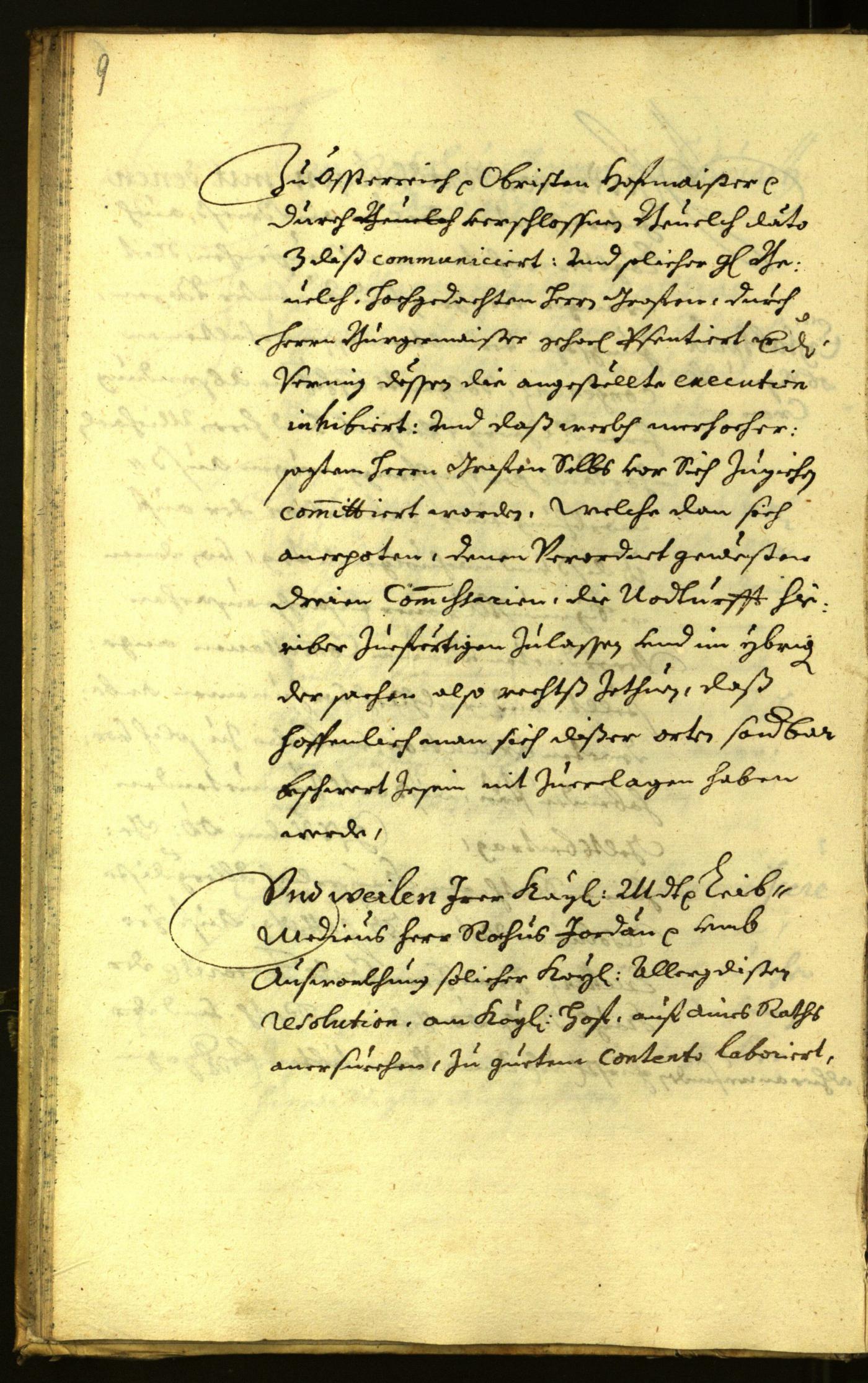 Stadtarchiv Bozen - BOhisto Ratsprotokoll 1671 