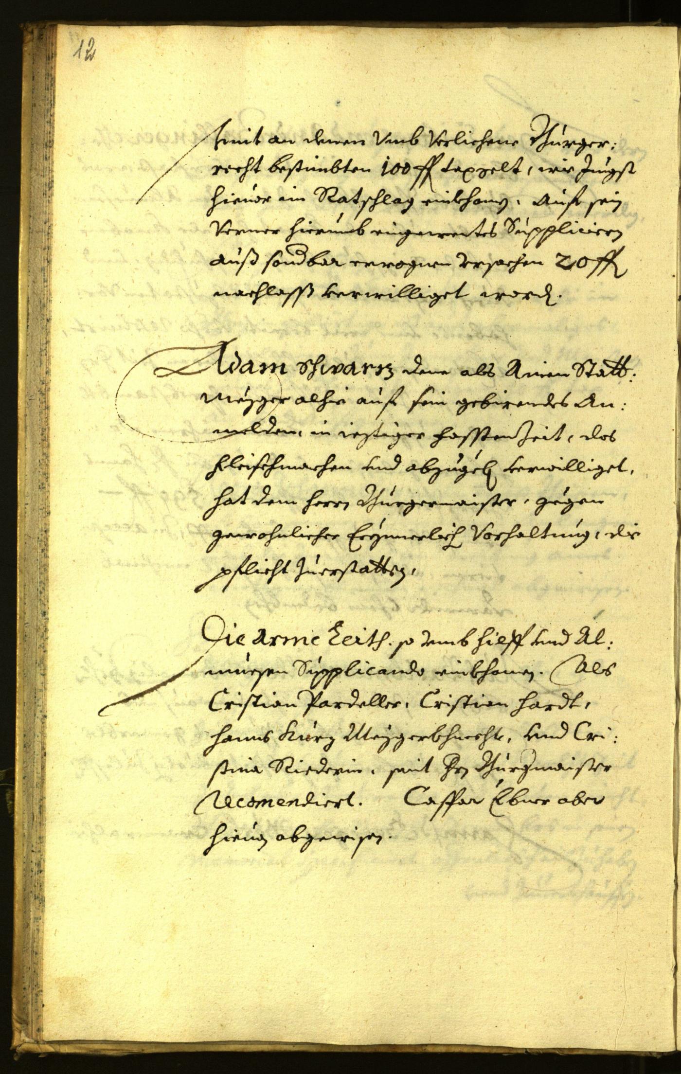 Stadtarchiv Bozen - BOhisto Ratsprotokoll 1671 