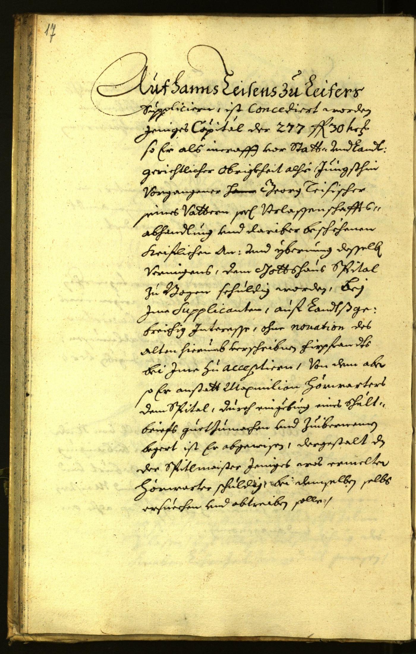 Stadtarchiv Bozen - BOhisto Ratsprotokoll 1671 