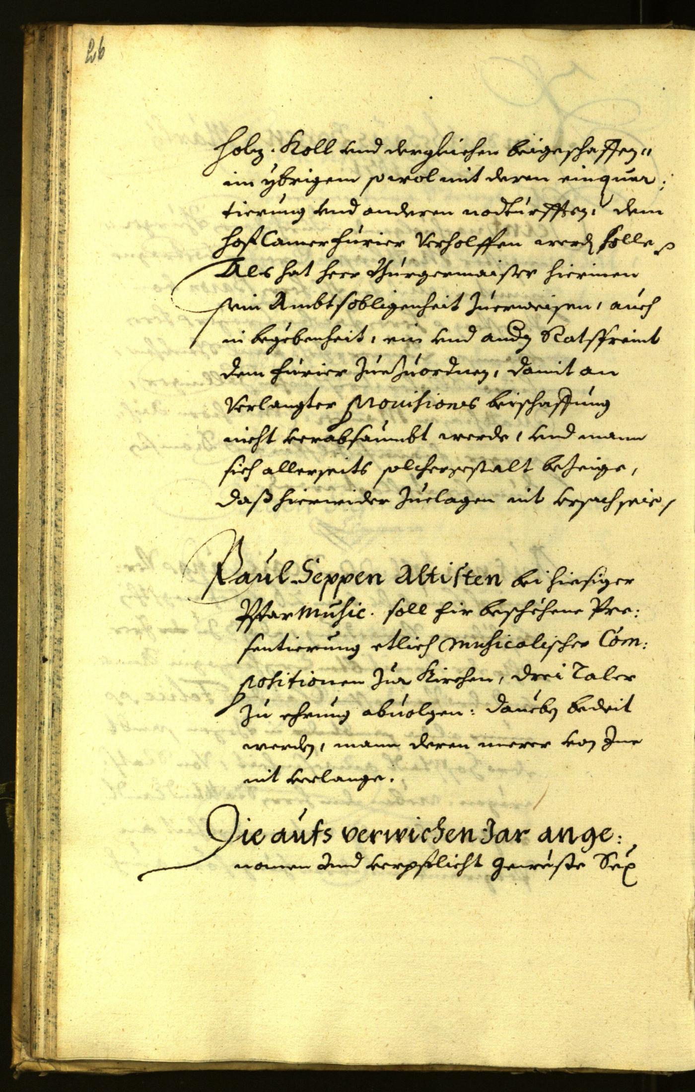 Stadtarchiv Bozen - BOhisto Ratsprotokoll 1671 