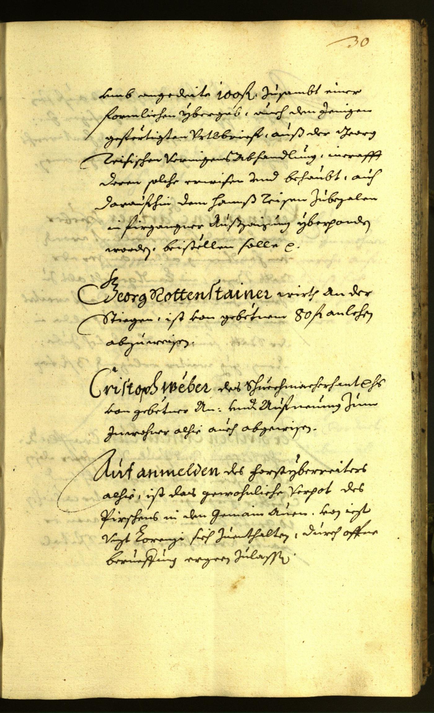 Stadtarchiv Bozen - BOhisto Ratsprotokoll 1671 