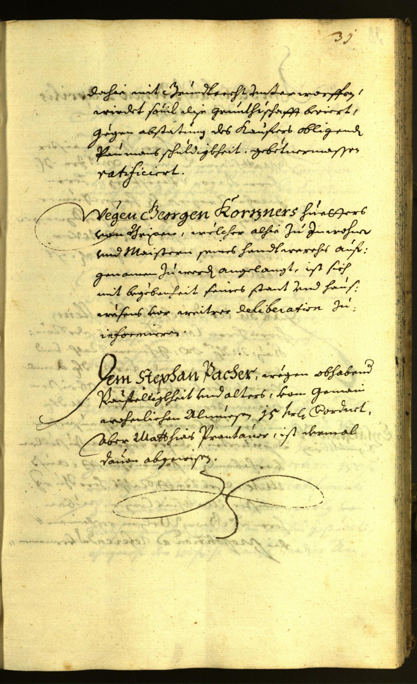 Stadtarchiv Bozen - BOhisto Ratsprotokoll 1671 