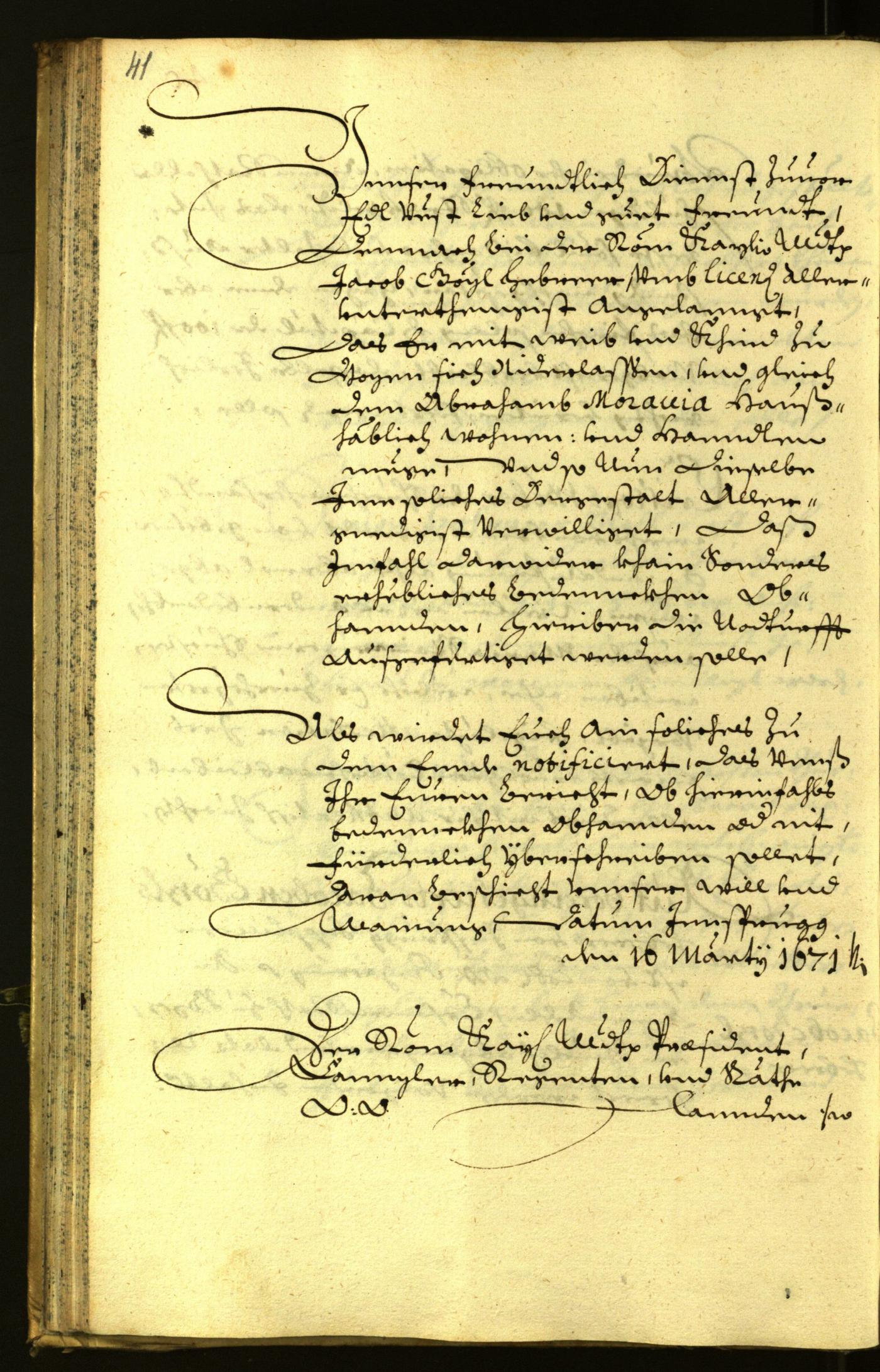 Archivio Storico della Città di Bolzano - BOhisto protocollo consiliare 1671 