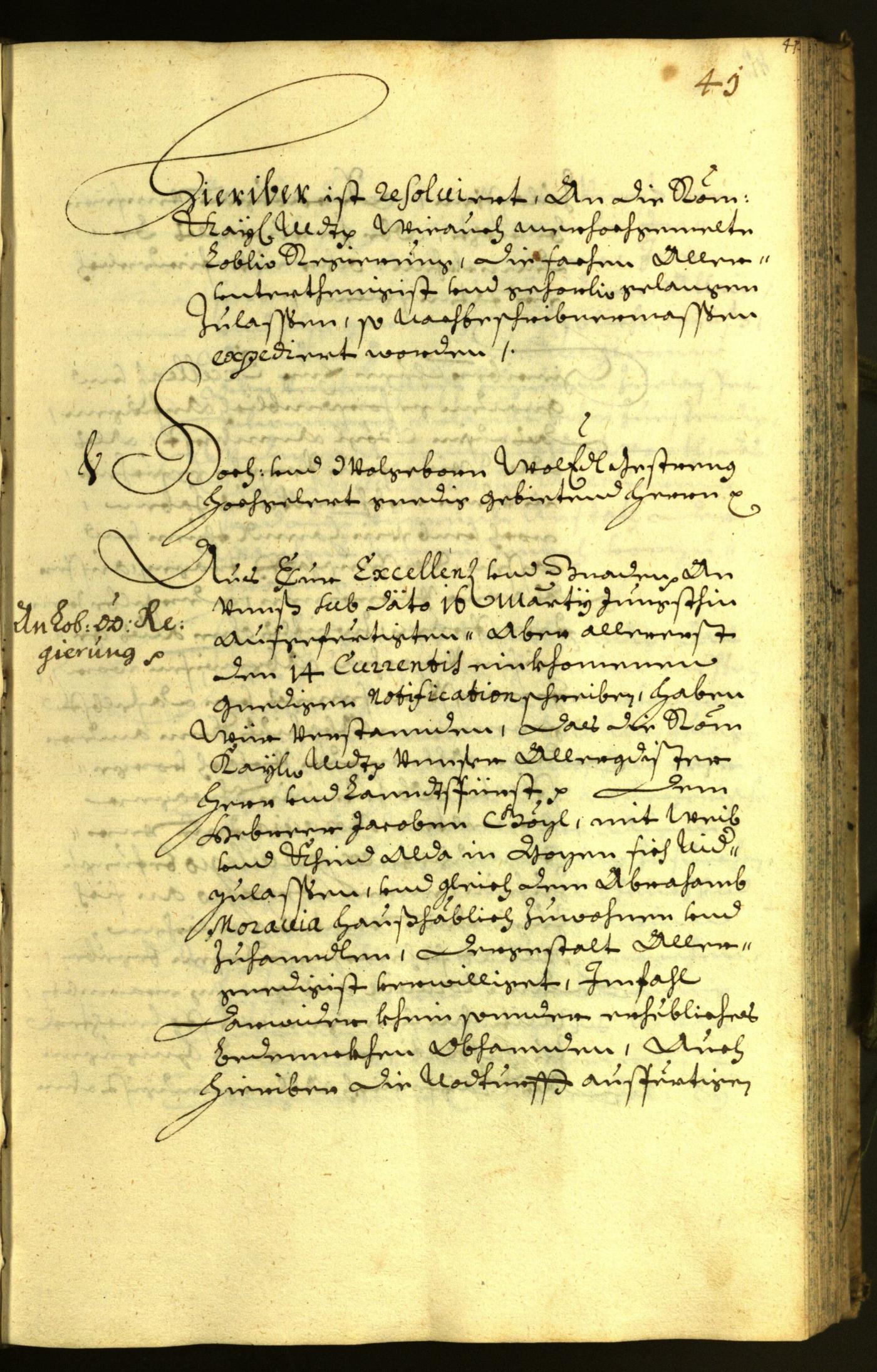 Stadtarchiv Bozen - BOhisto Ratsprotokoll 1671 