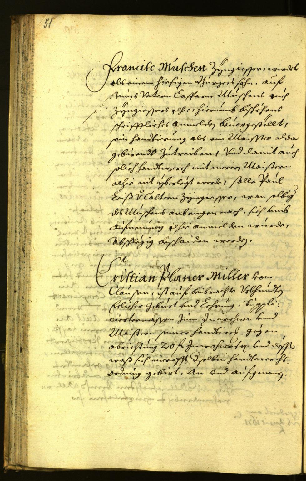 Stadtarchiv Bozen - BOhisto Ratsprotokoll 1671 