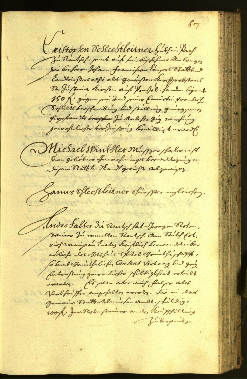 Civic Archives of Bozen-Bolzano - BOhisto Minutes of the council 1671 