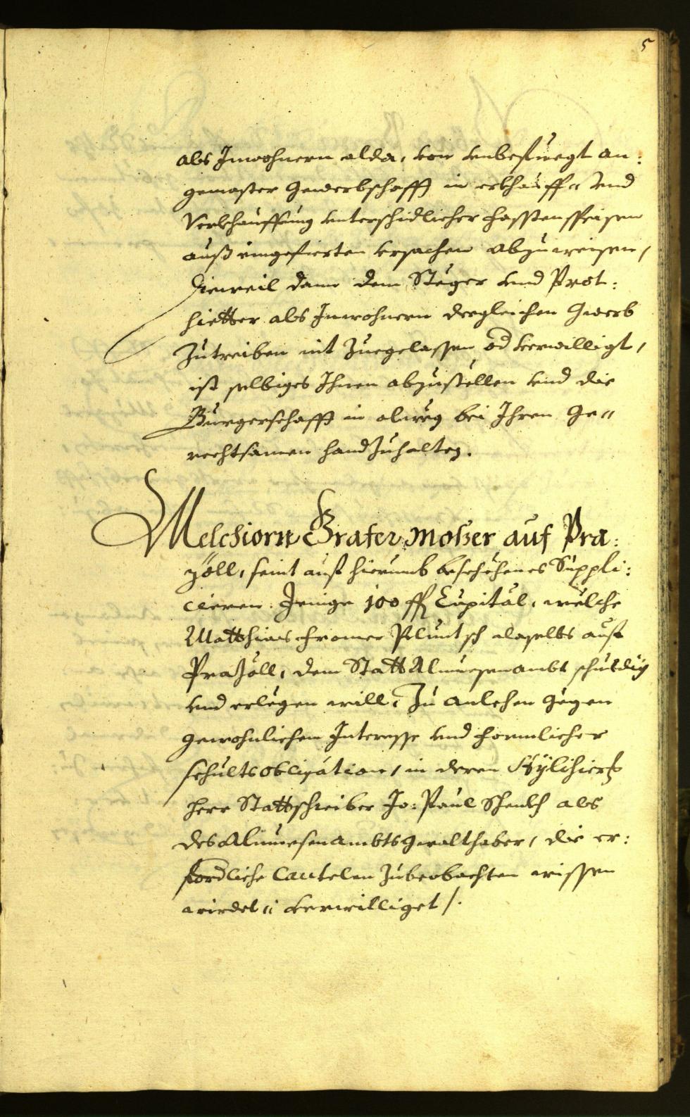 Stadtarchiv Bozen - BOhisto Ratsprotokoll 1671 