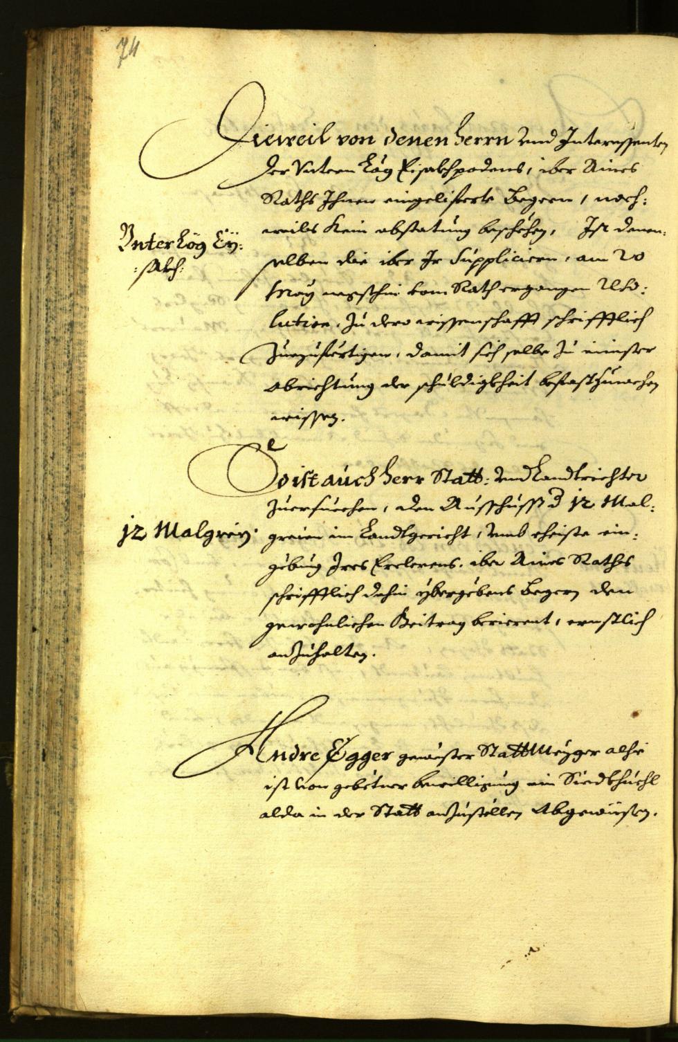 Archivio Storico della Città di Bolzano - BOhisto protocollo consiliare 1671 