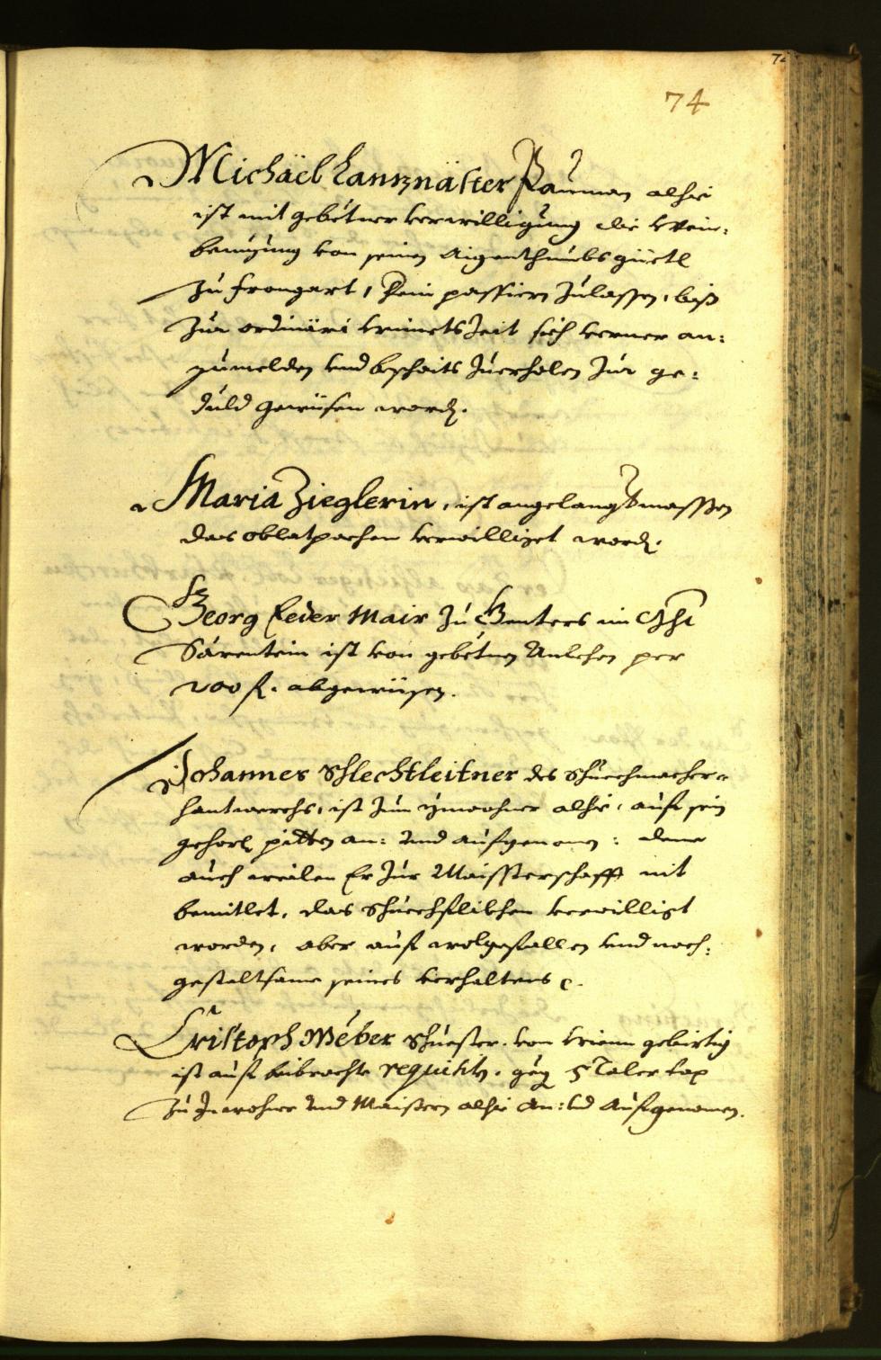 Stadtarchiv Bozen - BOhisto Ratsprotokoll 1671 