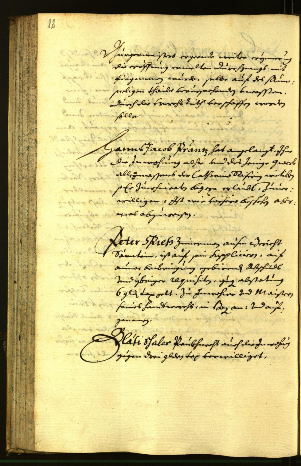 Stadtarchiv Bozen - BOhisto Ratsprotokoll 1671 