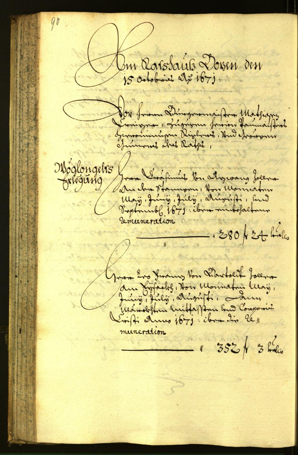 Civic Archives of Bozen-Bolzano - BOhisto Minutes of the council 1671 