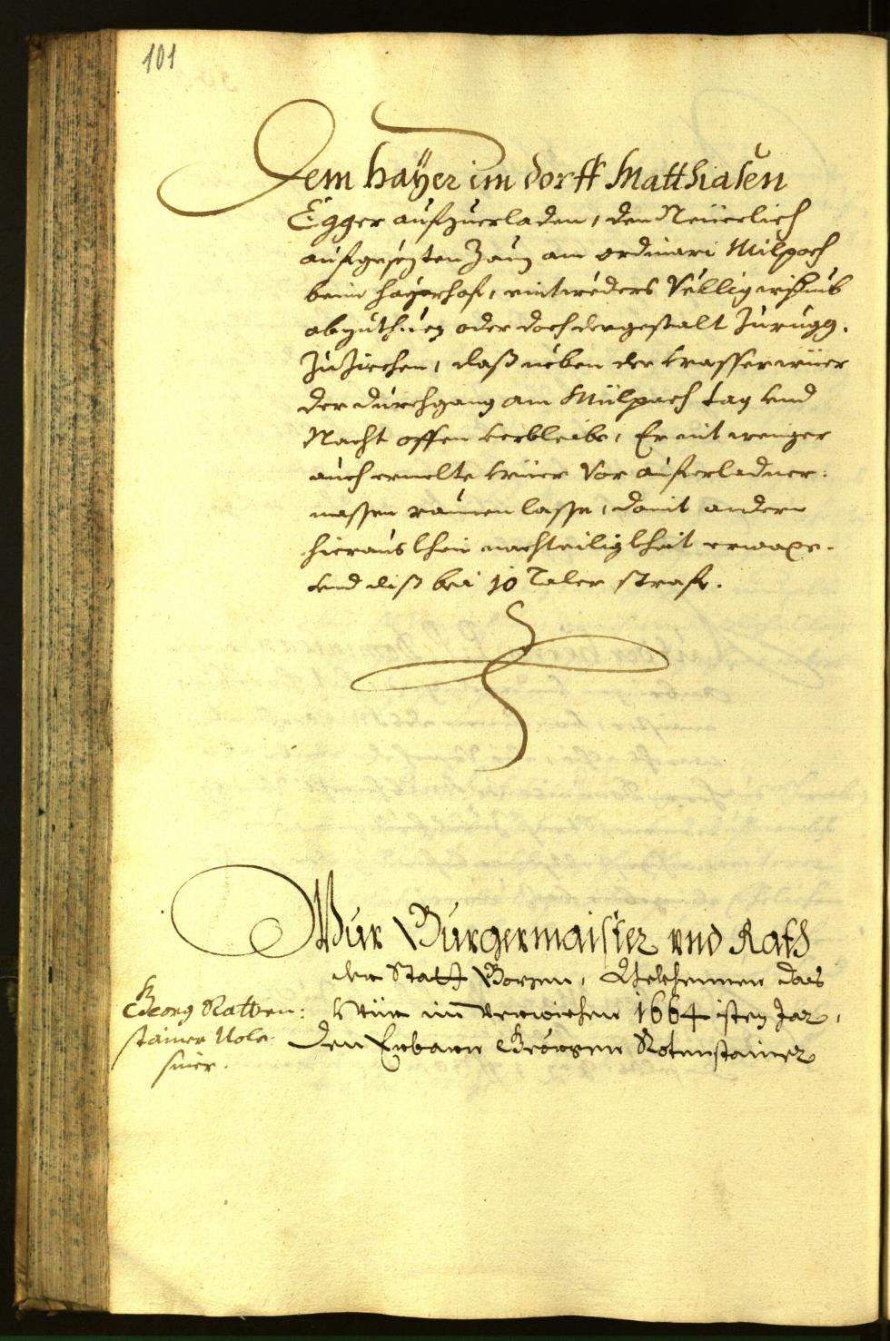 Civic Archives of Bozen-Bolzano - BOhisto Minutes of the council 1671 