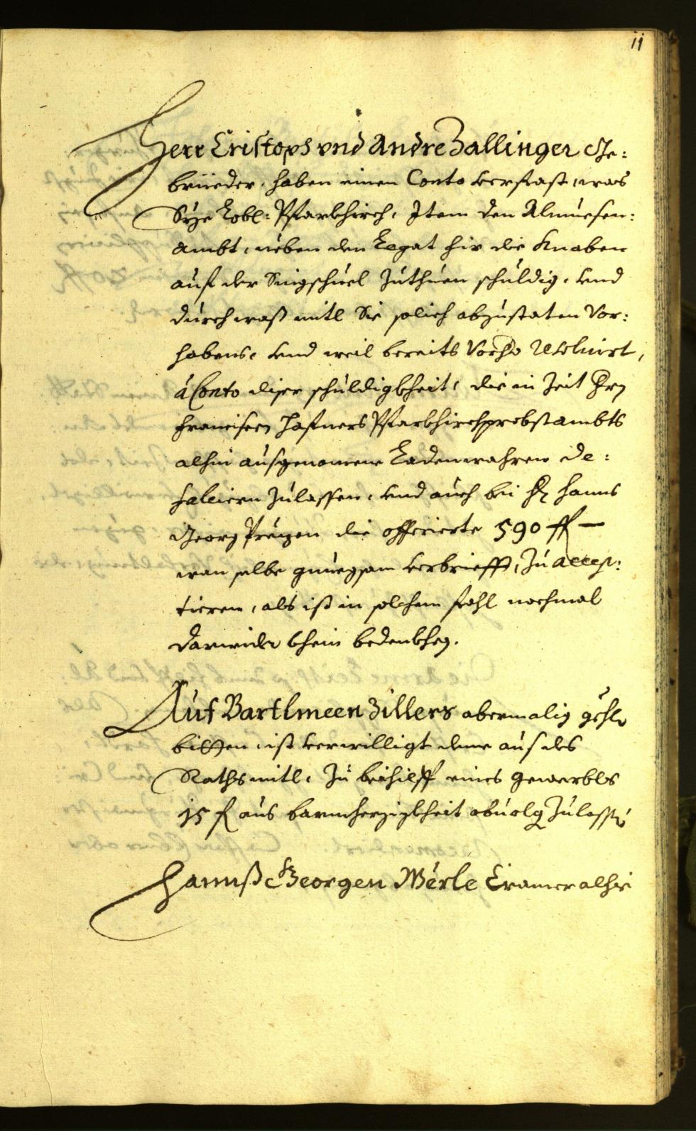 Stadtarchiv Bozen - BOhisto Ratsprotokoll 1671 