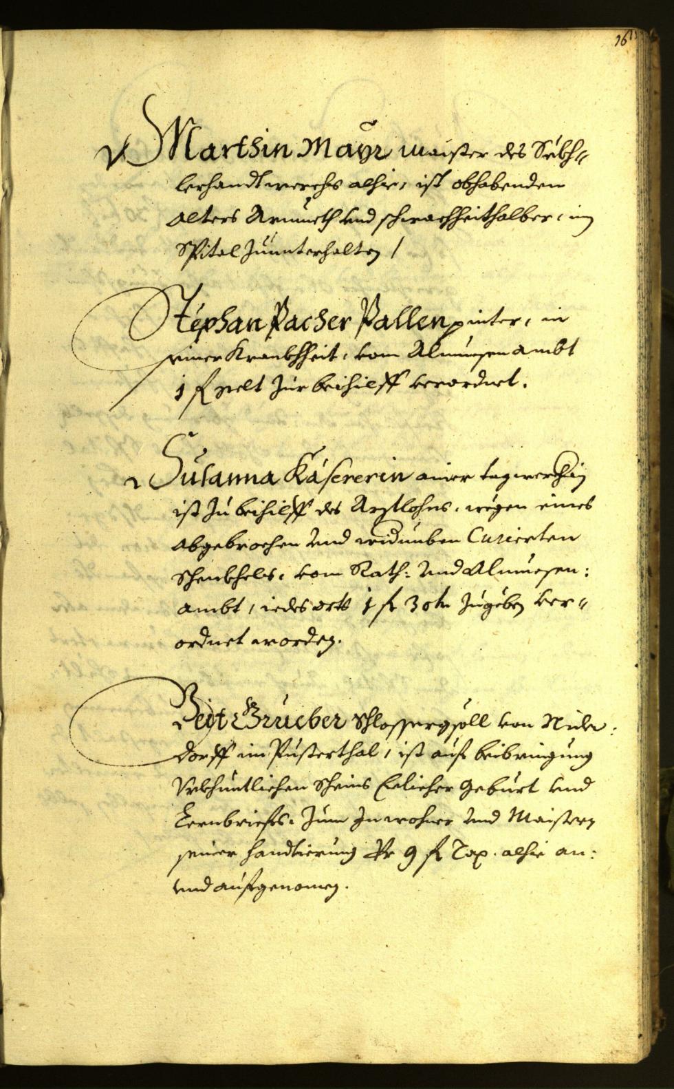 Stadtarchiv Bozen - BOhisto Ratsprotokoll 1671 