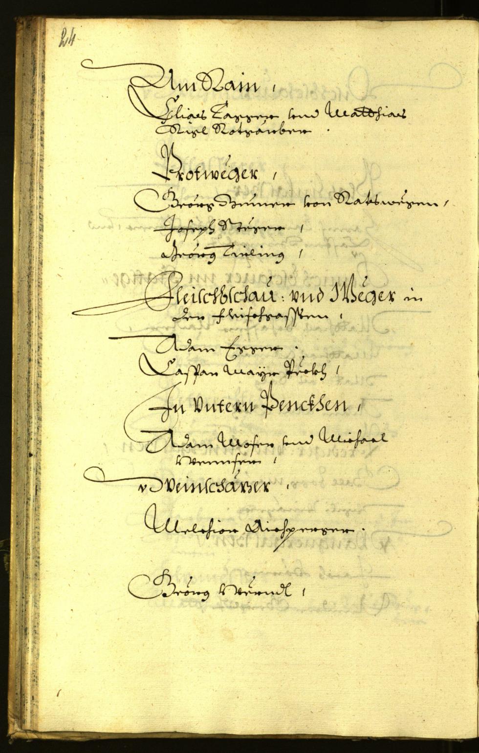 Stadtarchiv Bozen - BOhisto Ratsprotokoll 1671 