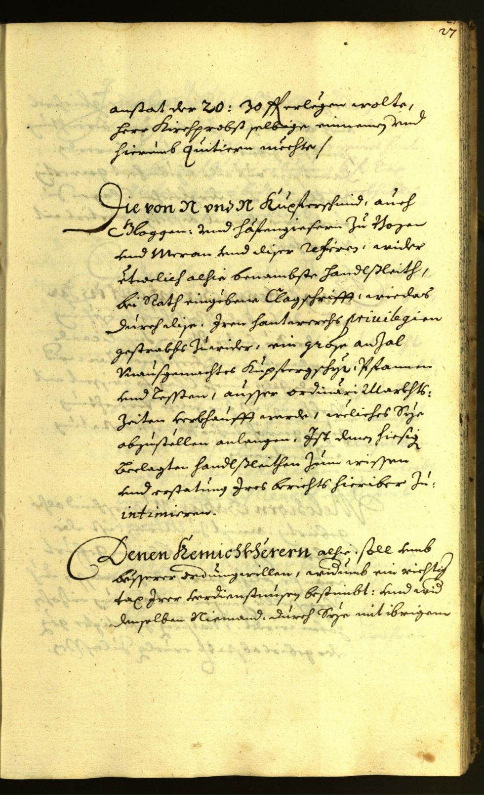 Stadtarchiv Bozen - BOhisto Ratsprotokoll 1671 