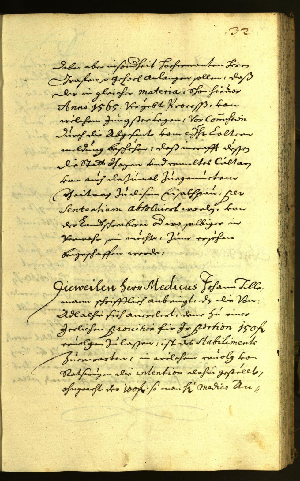 Stadtarchiv Bozen - BOhisto Ratsprotokoll 1671 