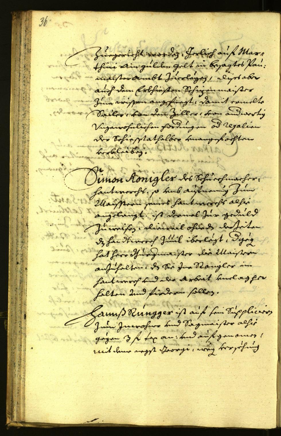 Stadtarchiv Bozen - BOhisto Ratsprotokoll 1671 