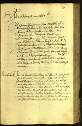 Stadtarchiv Bozen - BOhisto Ratsprotokoll 1671 - 