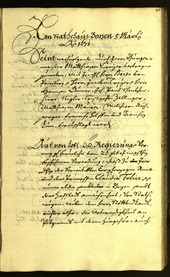 Stadtarchiv Bozen - BOhisto Ratsprotokoll 1671 - 