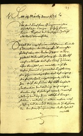 Stadtarchiv Bozen - BOhisto Ratsprotokoll 1671 - 