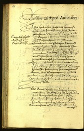 Stadtarchiv Bozen - BOhisto Ratsprotokoll 1671 - 