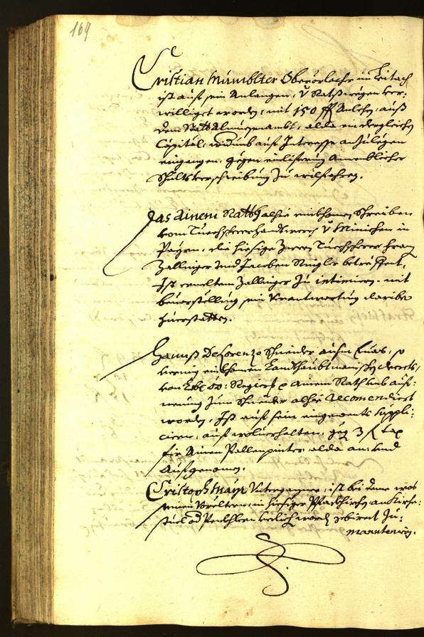 Stadtarchiv Bozen - BOhisto Ratsprotokoll 1672 