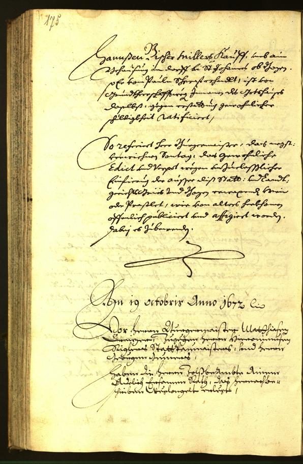 Civic Archives of Bozen-Bolzano - BOhisto Minutes of the council 1672 