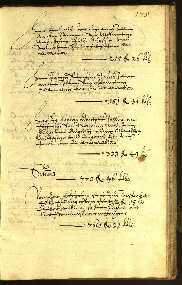 Stadtarchiv Bozen - BOhisto Ratsprotokoll 1672 