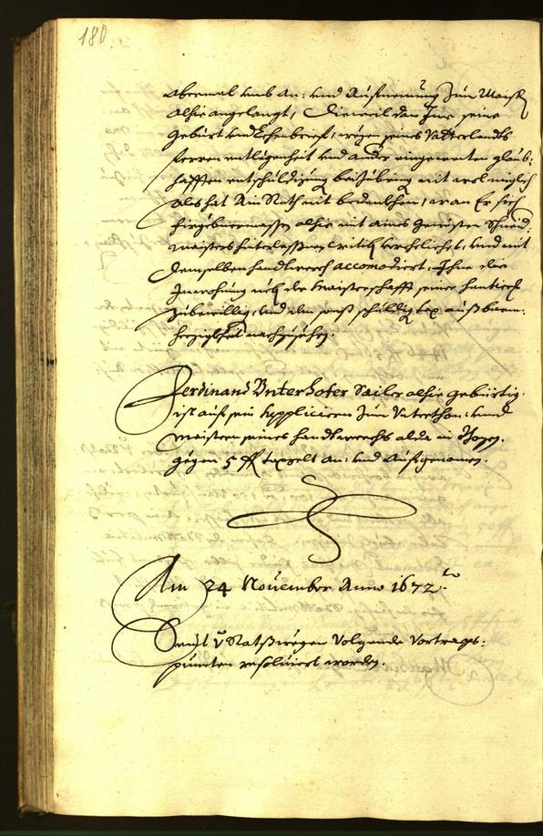 Stadtarchiv Bozen - BOhisto Ratsprotokoll 1672 