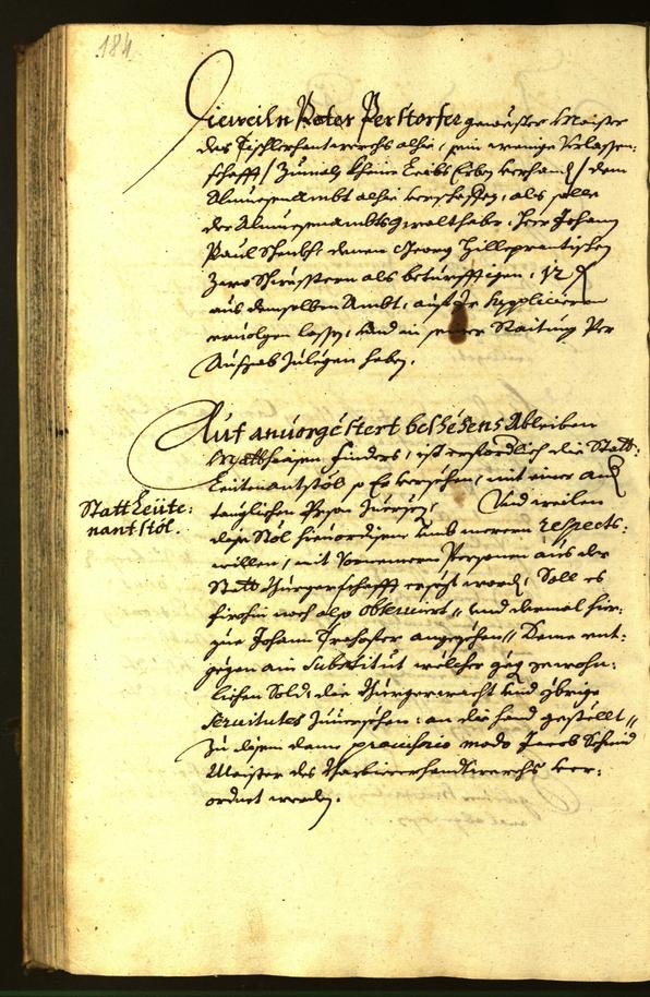 Stadtarchiv Bozen - BOhisto Ratsprotokoll 1672 