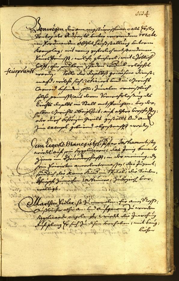 Stadtarchiv Bozen - BOhisto Ratsprotokoll 1672 